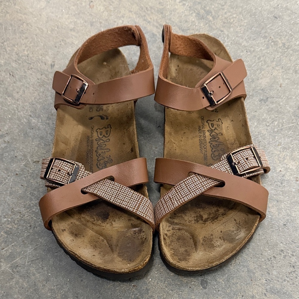 Birkenstock Brown Sandals with Buckles